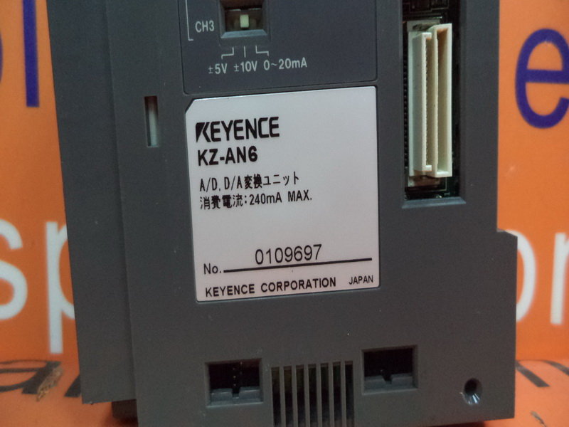 CK7697] KEYENCE キーエンス KZ-AN6 A/D,D/A変換ユニット - 工具、DIY用品